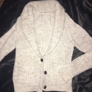 Grey cardigan